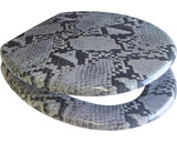 Capac WC ADOB Imola model sarpe, inchidere lenta, 45x37 cm
