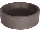 Lavoar rotund Marba cu Montaj pe Blat, 42 cm, Beton, Gri Inchis