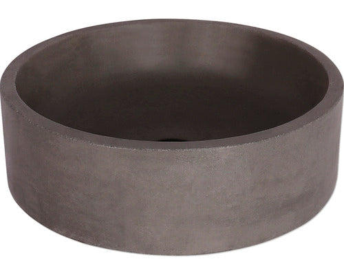 Lavoar rotund Marba cu Montaj pe Blat, 42 cm, Beton, Gri Inchis