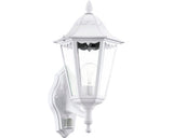 Aplica Felinar In Sus Navedo E27, Senzor De Miscare, Pentru Exterior Ip44, Alb