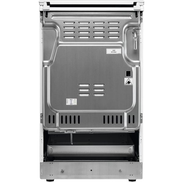 Aragaz ELECTROLUX LKM520011X, SteamBake, AirFry, 4 Arzatoare, Gaz + Electric, L 50 cm, Grill, Inox