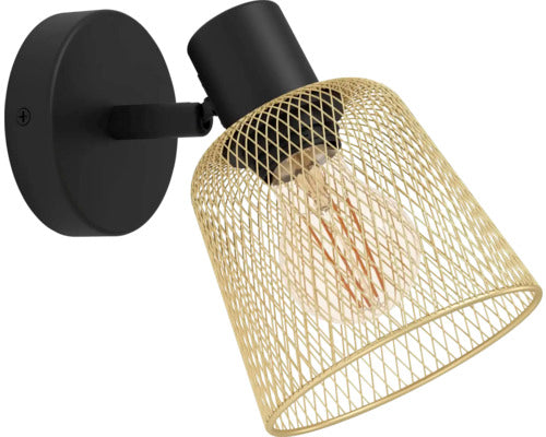 EGLO, 900693, COSLADA, spot lampa, E27, 1X40W, IP20, negru, cupru