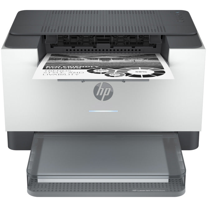 Imprimanta laser monocrom HP LaserJet M209dwe, Retea, Wireless, Duplex, A4, , HP +, HP Instant Ink