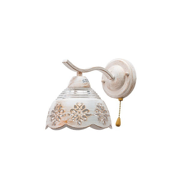 Aplica Buquet 1x60W,alb antichizat