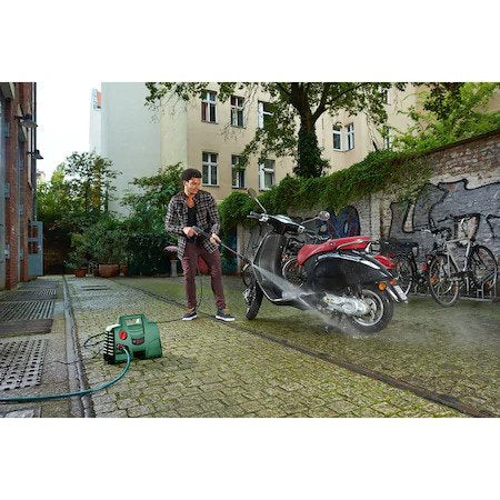 Aparat de spalat cu presiune Bosch Easy Aquatak 100, 1200 W, 300 l/h, 100 bar, sistem spumare