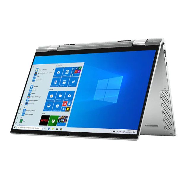 Laptop 2 in 1 DELL Inspiron 7306, Intel Core i5-1135G7 pana la 4.2GHz, 13.3" Full HD Touch, 8GB, SSD 512GB, Intel Iris Xe Graphics, Windows 10 Home, Argintiu