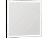 Oglinda Baie cu Iluminare LED Focco Mia 60x80 cm, Rama Neagra, IP 44