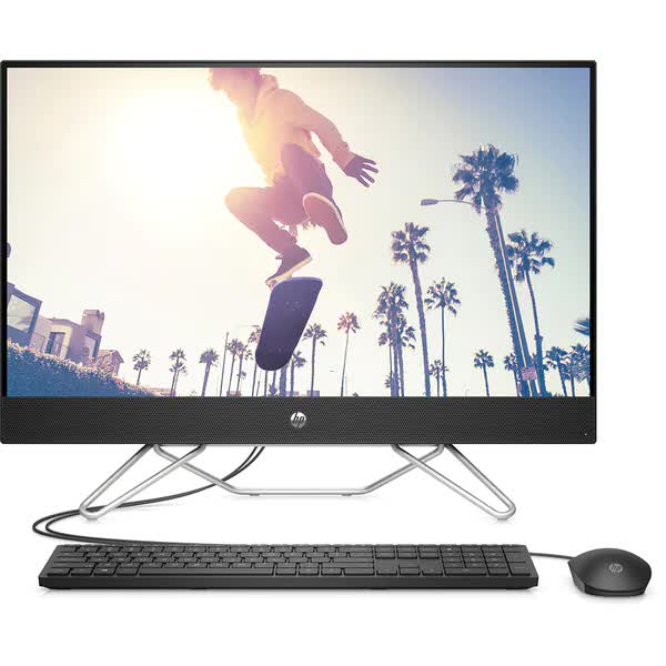 Sistem All-in-One HP 27-cb1062nq cu procesor Intel® Core™ i3-1215U pana la 4.40 GHz, 27", Full HD, IPS, 8GB, 512GB SSD PCIe® NVMe™ M.2, Intel® UHD Graphics, FreeDOS, Black