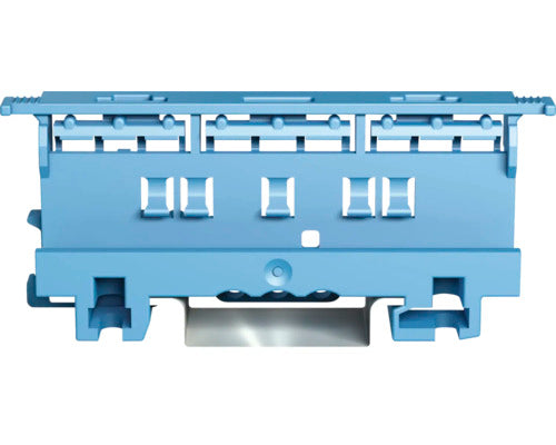 Suporti Pentru Cleme Legaturi Rapide Cabluri Wago Cu Prindere Pe Sina Tablouri Electrice, 10 Bucati (Gama 221-500)