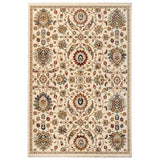 Covor sintetic Atlas R 8786-1-41733, 80 x 155 cm, verde, floral