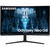 Monitor Gaming Samsung Odyssey Neo G8, curbat, 4K, 32", 240Hz, VA, 16:9, 1000cd/m2, 1ms, DisplayPort, HDMI, HDCP, USB, Pivot, black