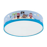 Plafoniera EGLO San Carlo, 97576, 2xE27, Albastru Ø380