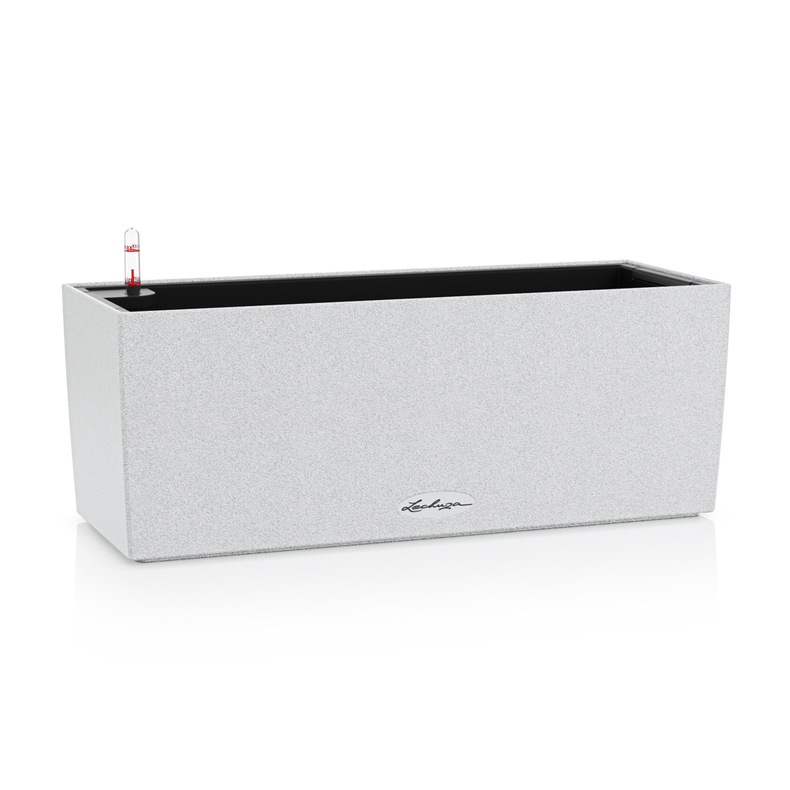 Jardiniera BALCONERA Stone 50 ALL-IN-ONE LECHUZA, alb cuart alb
