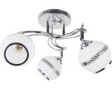 Lustra Flood E27 Max. 3x15w, Crom/alb