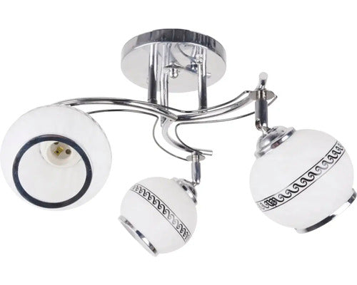 Lustra Flood E27 Max. 3x15w, Crom/alb