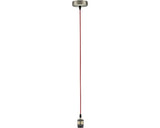 Pendul Neordic Eldar E27 Max. 1x20w, Cu Cablu Textil Rosu