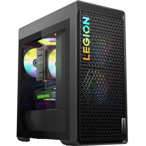 Sistem Desktop Gaming LENOVO Legion T5 26IRB8, Intel Core i5-13400 pana la 4.6GHz, 16GB, SSD 1TB, NVIDIA GeForce RTX 3060 12GB, Free Dos, Gri