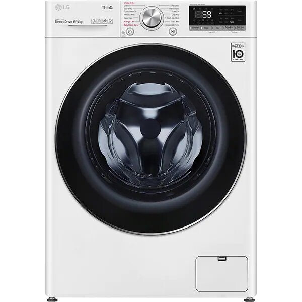 Masina de Spalat Rufe Frontala cu Uscator LG F4DV509S2E, Wi-Fi, 9/6 kg, 1400rpm, Clasa B/E, Alb