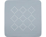 Covor Antiderapant Dus Spirella Alaska 55x55 Cm Gri Deschis