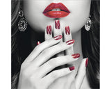 Tablou Canvas Lipstick & Bijou 90x90 Cm