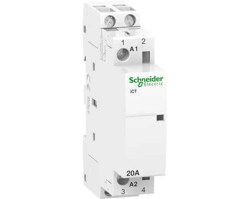 Contactor Modular Schneider Acti9 2p 20a, Pentru Tablouri Electrice