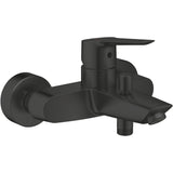 Baterie cada Grohe Start 322782432, 1/2'', aparenta, monocomanda, diverter, mat, Negru