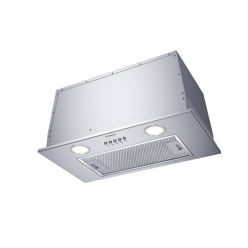 Hota incorporabila Candy CBG640/2X, Putere de absorbtie 620 mc/h, Iluminare LED, Clasa C, 60 cm, inox