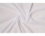 Perdea Cu Rejansa Voile, Voal Ignifugat, Uni Alb 300x245 Cm