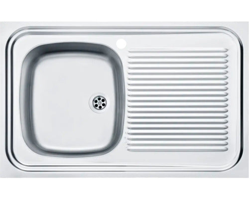 Chiuveta Bucatarie Inox Cu O Cuva Franke Sxl711, 80x50 Cm, Picurator Pe Dreapta
