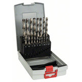 Set 19 burghiuri, Bosch, Metal, Argintiu