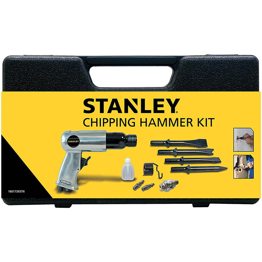 Ciocan pneumatic cu chit de accesorii Stanley, debit 170 l/min, presiune 6bar