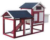 Cotet Pentru Gaini Habrita Po1562 Cu 2 Corpuri Lemn 152x62 Cm