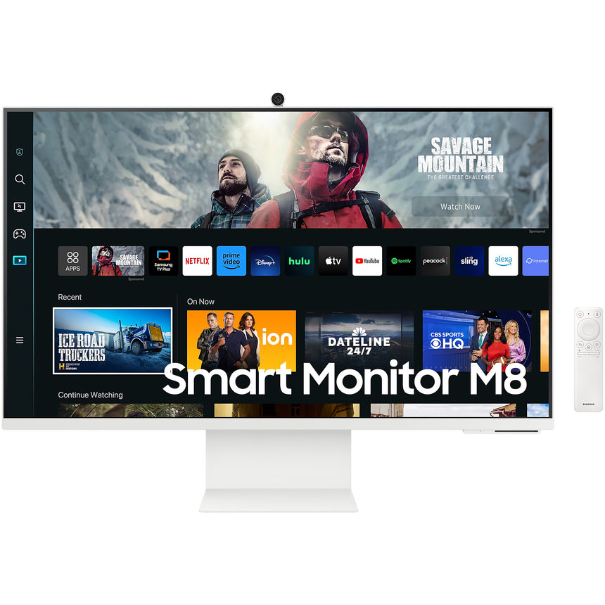 Monitor SMART SAMSUNG, TV Experience, LS32CM801UUXDU, 32", 4ms, UHD, Alb