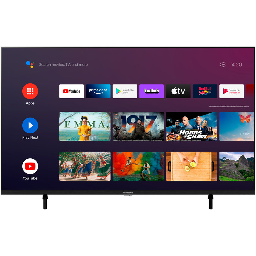 Televizor Panasonic LED TX-43LX800E, AndroidTV, 108cm, 4K Ultra HD, Clasa G