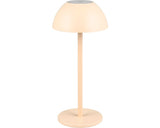 Veioza Cu Led Integrat Ricardo 1, 5w 240 Lumeni, Pentru Exterior Ip54, Incarcare Usb, Roz Coral