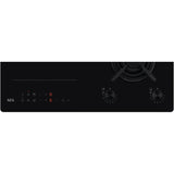 Plita Incorporabila AEG HDB64623NB, Gaz + Inductie, 4 Arzatoare, Touch Control, Negru