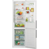 Combina frigorifica, Candy, CCE3T620FW, Clasa energetica F, TotalNoFrost, Capacitate 378 L, Alb
