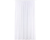 Perdea Cu Rejansa Sable Uni Alb 300x245 Cm