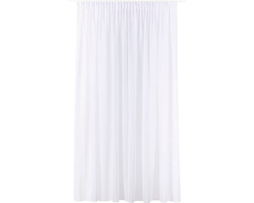 Perdea Cu Rejansa Sable Uni Alb 300x245 Cm
