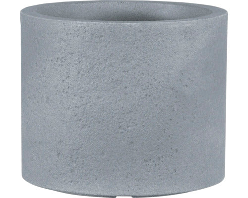 Ghiveci Flori Geli Rondo Plastic 29x29x24, 5 Cm Gri Deschis