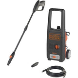 Masina de spalat cu presiune Black & Decker BXPW1400E, 1400 W, 390 l/h debit apa, 110 bar presiune maxima, 50°C temperatura maxima, accesorii incluse
