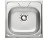 Chiuveta bucatarie cu o cuva ALVEUS Allux, 48x48 cm, fara picurator, inox