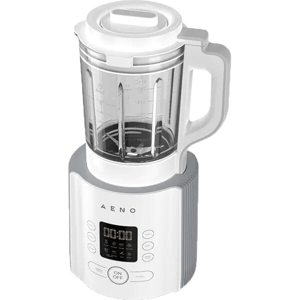 Blender TB3, AENO, Putere 800W, 28000rpm, 8 lame, Functie de gatit, Sticla termorezistenta, 1.75l, 8 programe, Display LED, Alb