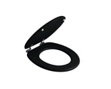 Capac WC universal Savini, inchidere simpla, 37,5x44,3 cm, negru
