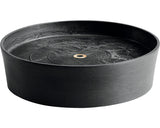 Farfurie Rotunda Ecopots Cu Role Plastic Ø 28, 7 Cm H 8, 3 Cm Gri Inchis