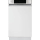 Masina de spalat vase incorporabila Gorenje GI520E15X, panou de control, 9 locuri, 45 cm, 5 programe, clasa energetica E, otel inoxidabil