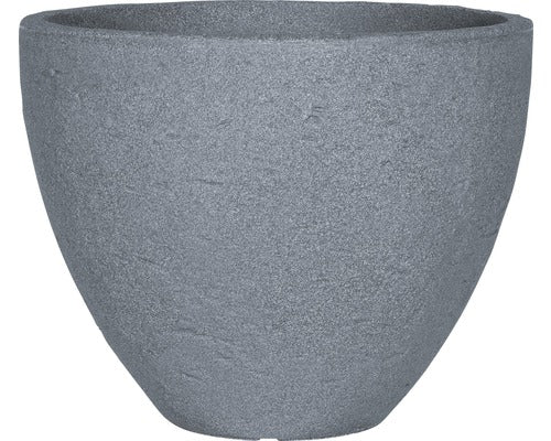 Ghiveci Geli Stone, Plastic, Ø 40 H 31 Cm, Gri