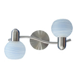 Plafoniera tip spot 2xE14 crom satinat Aurel Rabalux 6342