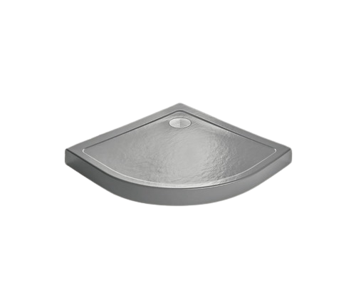 Cadita de dus semirotunda Radaway Doros A Compact 90x90x11,5 cm acril antracit