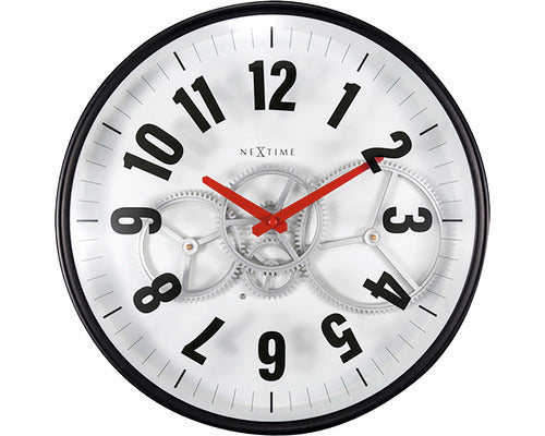 Ceas Perete Nextime Gear Alb Ø 36 Cm